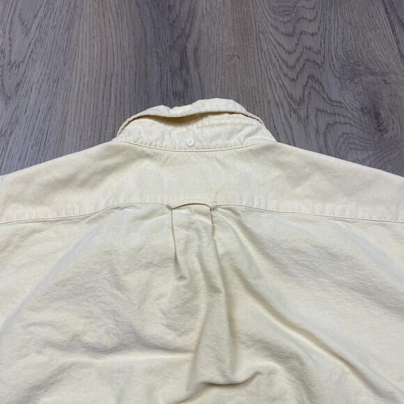 Ralph Lauren Rugby Shirt Mens Extra Large Yellow University Oxford Button Down - Picture 8 of 12